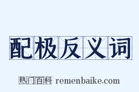 配极反义词是什么意思的图片